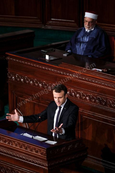 February 1, 2018: Speech by Emmanuel Macron before members of the ARP (Assembly of People’s Representatives) at the Bardo in Tunisia. After emphasizing that Tunisia’s challenges are primarily economic, the French president stated that “painful reforms are necessary for Tunisia to become a truly attractive destination.”From 2016 to 2020, France’s aid for Tunisia’s economic recovery totaled 1.2 billion euros, with an additional 500 million euros allocated for 2020–2022. “If you fail, we fail” was the phrase Macron repeated throughout his 24-hour state visit.