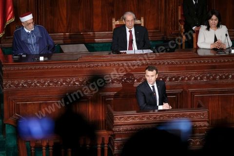 February 1, 2018: Speech by Emmanuel Macron before members of the ARP (Assembly of People’s Representatives) at the Bardo in Tunisia. After emphasizing that Tunisia’s challenges are primarily economic, the French president stated that “painful reforms are necessary for Tunisia to become a truly attractive destination.”From 2016 to 2020, France’s aid for Tunisia’s economic recovery totaled 1.2 billion euros, with an additional 500 million euros allocated for 2020–2022. “If you fail, we fail” was the phrase Macron repeated throughout his 24-hour state visit.