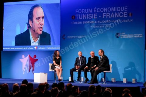 1er février 2018 : Intervention conjointe de Xavier Niel, fondateur d'Iliad (Free), Stéphane Richard, PDG de Orange et Jacques Seguéla, co fondateur de Havas, au forum économique franco-tunisien à Tunis