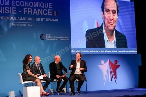 1er février 2018 : Intervention conjointe de Xavier Niel, fondateur d'Iliad (Free), Stéphane Richard, PDG de Orange et Jacques Seguéla, co fondateur de Havas, au forum économique franco-tunisien à Tunis
