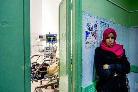 16 janvier 2018 : Service d'urgence de l'Hopital Régional de Gafsa.