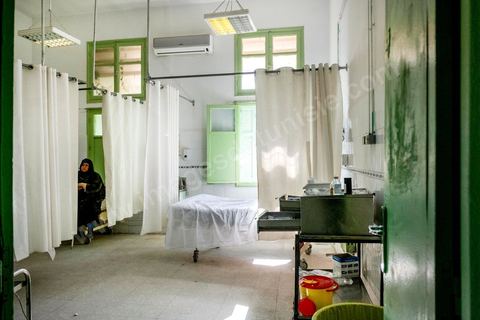 16 janvier 2018 : Service d'urgence de l'Hopital Régional de Gafsa.