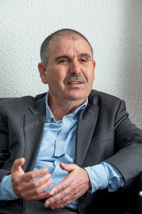 14 janvier 2019 : 8ème anniversaire de la révolution, place Med Ali au siège historique de l'UGTT, Noureddine Taboubi, secrétaire général fait au balcon de son bureau son discours à près d'un millier de syndicalistes. Suivi ensuite de l'interview dans son bureau.