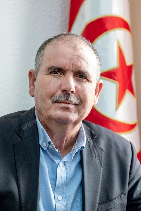 14 janvier 2019 : 8ème anniversaire de la révolution, place Med Ali au siège historique de l'UGTT, Noureddine Taboubi, secrétaire général fait au balcon de son bureau son discours à près d'un millier de syndicalistes. Suivi ensuite de l'interview dans son bureau.