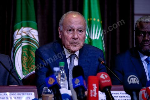 30 mars 2019 : Federica Mogherini à la coférence de presse suite à la réunion du quartet sur la Libye Tunis pour le sommet de la Ligue Arabe. En présence de Federica Mogherini, HRV/VP de l’UE, Moussa Faki, président commission Union Africaine, Antonio Guterres, secrétaire général ONU et Ahmed Aboul Gheit, secrétaire Général de la ligue arabe.
