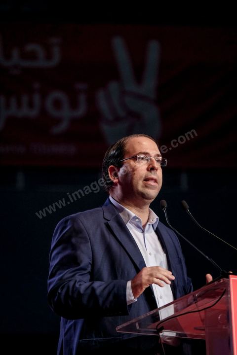 1er mai 2019 : cérémonie de cloture du premier congrès constitutif du nouveau parti Tahya Tounes dans la salle de Radès. Youssef Chahed, leader non déclaré de ce parti, est venu tenir un discours de cloture d'une heure, mais est entré comme chef du gouvernement et ressorti comme chef du gouvernement, ni nouveau adhérent et encore moins candidat à la présidence pour ce nouveau parti issu du goupe parlementaire de la Coalition nationale et soutien incoditionnel à son chef de gouvernement. « Grâce à vous, aujourd’hui le gouvernement n’est plus seul. Je ne me sens plus seul. Le soutien au gouvernement s’est renforcé depuis la constitution du groupe parlementaire de la Coalition. Il a pris encore plus de force avec la création de Tahya Tounes. Quand on me dit aujourd’hui que le parti tire avantage du gouvernement, je réponds que c’est précisément l’inverse. C’est le gouvernement qui bénéficie de l’appui de Tahya Tounes." déclarera Chahed.
