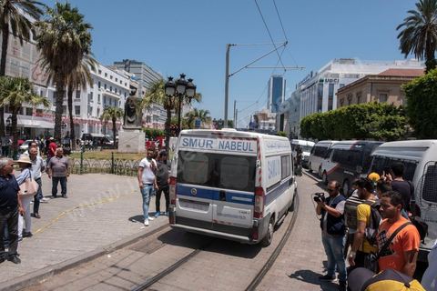 June 27, 2019: Once again, the heart of Tunis was struck by a terrorist attack, which ISIS claimed responsibility for that same evening. A young Tunisian man blew himself up this morning at 11 a.m. near a police car in the historic and commercial heart of Tunis on Habib Bourguiba Avenue. The toll: one municipal police officer killed and five injured. A few minutes later, a second suicide bombing took place at the Gorjani counterterrorism police barracks at the top of the Tunis medina, leaving three people injured. This coordinated attack, occurring right at the start of the tourist season, specifically targets the Tunisian police forces, which for several years have been successfully combating terrorist groups on Tunisian soil on a daily basis. 