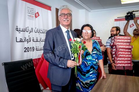 7 aout 2019 : dépot de candidature pour les élections présidentielles de Hamma Hammami