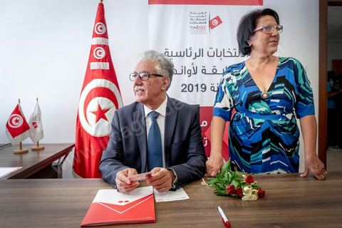 7 aout 2019 : dépot de candidature pour les élections présidentielles de Hamma Hammami