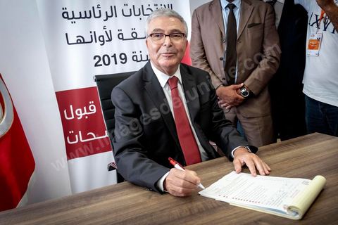 7 aout 2019 : dépot de candidature pour les élections présidentielles de Abdlekrim Zbidi, actuel Ministre de la Défense et candidat soutenu par Nidaa Tounes. 
