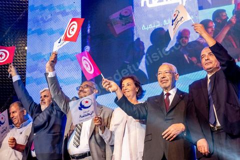 30 août 2019 : Présentation des têtes de liste aux légilsatives avec Rached Ghannouchi comme candidat vedette sur Tunis. au palais des congrès de Tunis, le parti Ennahdha organise sa grande conférence de présentations des candidats et programmes pour les élections législatives et présidentielles de cette fin d'année 2019. Présentation du programme électoral, présentation des têtes de listes législatives, et, à leur tête le Rached Ghannouchi, qui se présente comme député sur Tunis, et,  pésentation du  premier candidat à la présidentielle pour le parti, Abdlefattah