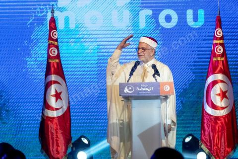 30 août 2019 : Discours de Abdlefattah Mourou, premier candidat d'Ennahda aux présidentielles. Au palais des congrès de Tunis, le parti Ennahdha organise sa grande conférence de présentations des candidats et programmes pour les élections législatives et présidentielles de cette fin d'année 2019. Présentation du programme électoral, présentation des têtes de listes législatives, et, à leur tête le Rached Ghannouchi, qui se présente comme député sur Tunis, et,  pésentation du  premier candidat à la présidentielle pour le parti, Abdlefattah