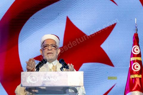 30 août 2019 : Discours de Abdlefattah Mourou, premier candidat d'Ennahda aux présidentielles. Au palais des congrès de Tunis, le parti Ennahdha organise sa grande conférence de présentations des candidats et programmes pour les élections législatives et présidentielles de cette fin d'année 2019. Présentation du programme électoral, présentation des têtes de listes législatives, et, à leur tête le Rached Ghannouchi, qui se présente comme député sur Tunis, et,  pésentation du  premier candidat à la présidentielle pour le parti, Abdlefattah