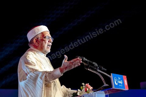 30 août 2019 : Discours de Abdlefattah Mourou, premier candidat d'Ennahda aux présidentielles. Au palais des congrès de Tunis, le parti Ennahdha organise sa grande conférence de présentations des candidats et programmes pour les élections législatives et présidentielles de cette fin d'année 2019. Présentation du programme électoral, présentation des têtes de listes législatives, et, à leur tête le Rached Ghannouchi, qui se présente comme député sur Tunis, et,  pésentation du  premier candidat à la présidentielle pour le parti, Abdlefattah