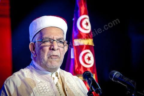 August 30, 2019: Speech by Abdlefattah Mourou, Ennahda’s leading candidate in the presidential election. At the Tunis Convention Center, the Ennahda Party is holding its major conference to present its candidates and platforms for the legislative and presidential elections scheduled for late 2019. The event featured a presentation of the electoral platform, an introduction of the parliamentary slate leaders—led by Rached Ghannouchi, who is running for a seat in Tunis—and the introduction of the party’s first presidential candidate, Abdlefattah