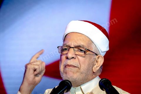 August 30, 2019: Speech by Abdlefattah Mourou, Ennahda’s leading candidate in the presidential election. At the Tunis Convention Center, the Ennahda Party is holding its major conference to present its candidates and platforms for the legislative and presidential elections scheduled for late 2019. The event featured a presentation of the electoral platform, an introduction of the parliamentary slate leaders—led by Rached Ghannouchi, who is running for a seat in Tunis—and the introduction of the party’s first presidential candidate, Abdlefattah