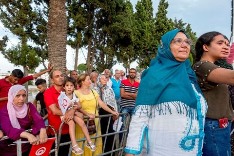 September 7, 2019: In Monastir, on the esplanade in front of Habib Bourguiba’s mausoleum, Abdelkarim Zbidi, a last-minute candidate who describes himself as independent, held his first public rally as part of his presidential campaign. After visiting Bourguiba’s grave, Zbidi addressed a crowd of 3,000 people with a 15-minute speech. 