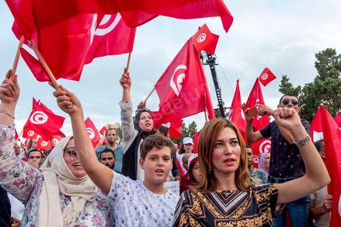 September 7, 2019: In Monastir, on the esplanade in front of Habib Bourguiba’s mausoleum, Abdelkarim Zbidi, a last-minute candidate who describes himself as independent, held his first public rally as part of his presidential campaign. After visiting Bourguiba’s grave, Zbidi addressed a crowd of 3,000 people with a 15-minute speech. 