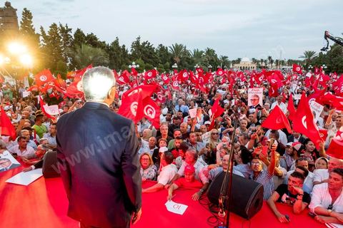 September 7, 2019: In Monastir, on the esplanade in front of Habib Bourguiba’s mausoleum, Abdelkarim Zbidi, a last-minute candidate who describes himself as independent, held his first public rally as part of his presidential campaign. After visiting Bourguiba’s grave, Zbidi addressed a crowd of 3,000 people with a 15-minute speech. 