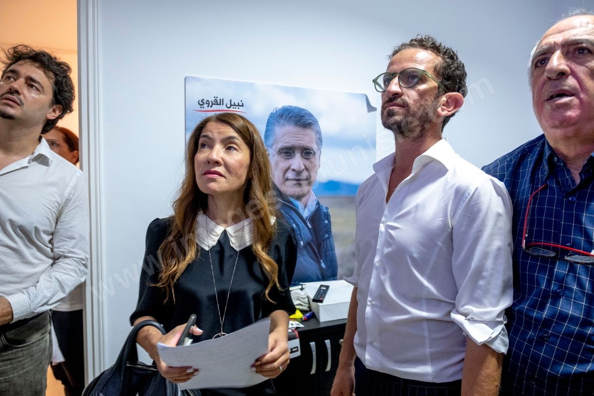 M50-100 au qg de Nabil Karoui après la victoire 15092019