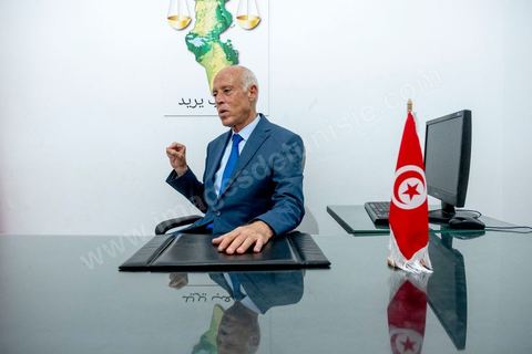 September 18: Profile of Kais Saïed, a presidential candidate who won the first round with 18.4% of the vote; he will face imprisoned candidate Nabil Karoui in the presidential runoff sometime in October. Kais Saïed, a law professor and an unconventional, independent candidate, is a conservative. Since his victory, he has received support not only from the Islamists of Ennahdha but also from losing candidates such as Abbou and Marzouki. Here he is in his campaign office in downtown Tunis. 
