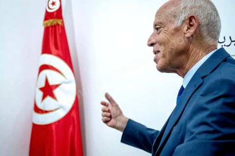 September 18: Profile of Kais Saïed, a presidential candidate who won the first round with 18.4% of the vote; he will face imprisoned candidate Nabil Karoui in the presidential runoff sometime in October. Kais Saïed, a law professor and an unconventional, independent candidate, is a conservative. Since his victory, he has received support not only from the Islamists of Ennahdha but also from losing candidates such as Abbou and Marzouki. Here he is in his campaign office in downtown Tunis. 