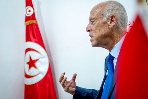 September 18: Profile of Kais Saïed, a presidential candidate who won the first round with 18.4% of the vote; he will face imprisoned candidate Nabil Karoui in the presidential runoff sometime in October. Kais Saïed, a law professor and an unconventional, independent candidate, is a conservative. Since his victory, he has received support not only from the Islamists of Ennahdha but also from losing candidates such as Abbou and Marzouki. Here he is in his campaign office in downtown Tunis. 