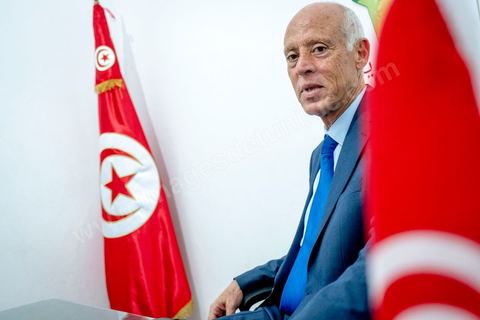 September 18: Profile of Kais Saïed, a presidential candidate who won the first round with 18.4% of the vote; he will face imprisoned candidate Nabil Karoui in the presidential runoff sometime in October. Kais Saïed, a law professor and an unconventional, independent candidate, is a conservative. Since his victory, he has received support not only from the Islamists of Ennahdha but also from losing candidates such as Abbou and Marzouki. Here he is in his campaign office in downtown Tunis. 