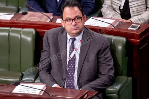 13 novembre 2019 : Zied Ladhari, député Ennahdha. L’Assemblée des Représentants du Peuple a tenu ce mercredi sa première séance plénière de la nouvelle législature suite aux élections du 6 octobre sous la présidence du doyen des députés Rached Ghannouchi, président du parti Ennahdha et candidat à la présidence de l'ARP. Après des premiers échanges houleux, notamment de la députée Abir Moussi, les députés ont élu avec 123 voix sur 217 Rached Ghannouchi nouveau Président de l'ARP grâce au soutien de dernière minute du parti de Nabil Karoui, Qalb Tounes, malgré une campagne anti Ennahdha. Samira Chaouchi, députée du parti Qalb Tounes est ensuite élue vice présidente de l'ARP.