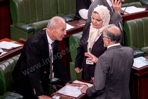 13 novembre 2019 : Ridha Charffeddine, député de Qalb Tounes. L’Assemblée des Représentants du Peuple a tenu ce mercredi sa première séance plénière de la nouvelle législature suite aux élections du 6 octobre sous la présidence du doyen des députés Rached Ghannouchi, président du parti Ennahdha et candidat à la présidence de l'ARP. Après des premiers échanges houleux, notamment de la députée Abir Moussi, les députés ont élu avec 123 voix sur 217 Rached Ghannouchi nouveau Président de l'ARP grâce au soutien de dernière minute du parti de Nabil Karoui, Qalb Tounes, malgré une campagne anti Ennahdha. Samira Chaouchi, députée du parti Qalb Tounes est ensuite élue vice présidente de l'ARP.