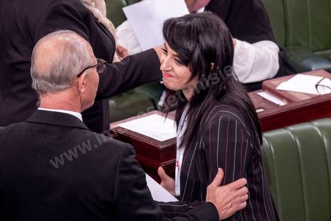 13 novembre 2019 : Ridha Charffeddine, député de Qalb Tounes. L’Assemblée des Représentants du Peuple a tenu ce mercredi sa première séance plénière de la nouvelle législature suite aux élections du 6 octobre sous la présidence du doyen des députés Rached Ghannouchi, président du parti Ennahdha et candidat à la présidence de l'ARP. Après des premiers échanges houleux, notamment de la députée Abir Moussi, les députés ont élu avec 123 voix sur 217 Rached Ghannouchi nouveau Président de l'ARP grâce au soutien de dernière minute du parti de Nabil Karoui, Qalb Tounes, malgré une campagne anti Ennahdha. Samira Chaouchi, députée du parti Qalb Tounes est ensuite élue vice présidente de l'ARP.