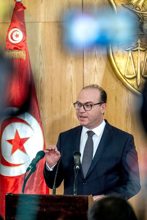 January 24, 2020: First press conference by Elyes Fakhfakh, who was directly appointed by President Kais Saied as Head of Government to form the new government and seek a vote of confidence from the Assembly. He outlined the guiding principles for forming his government, which he envisions as political, lean, and cohesive. “It will be a harmonious and lean government, with no more than 25 ministers, to ensure maximum efficiency. It will include young and female talent and will be announced as soon as possible.”