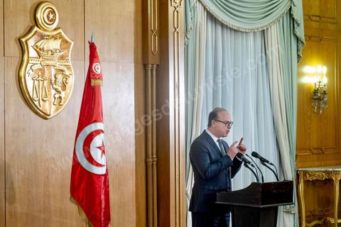 January 24, 2020: First press conference by Elyes Fakhfakh, who was directly appointed by President Kais Saied as Head of Government to form the new government and seek a vote of confidence from the Assembly. He outlined the guiding principles for forming his government, which he envisions as political, lean, and cohesive. “It will be a harmonious and lean government, with no more than 25 ministers, to ensure maximum efficiency. It will include young and female talent and will be announced as soon as possible.”