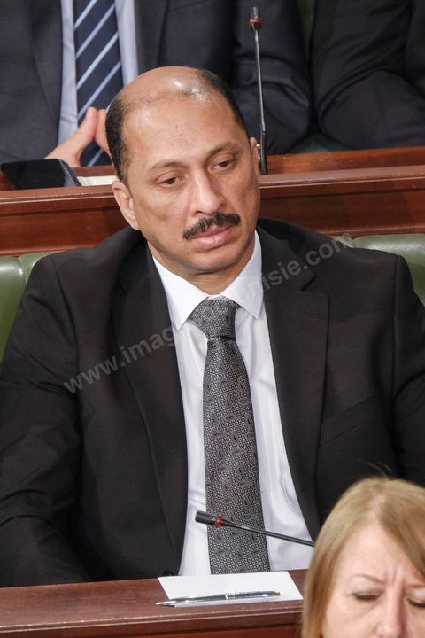 26 février 2020 : Mohamed Abbou : ministre de la Fonction publique lors du vote de confiance du gouvernement de Elyes Fakhfakh, Premier ministre proposé par le président Kais Saied, à l'assemblée des Représentants du Peuple. Après la présentation des membres du gouvernement, le premier ministre nommé présente son programme pour le vote de confiance qui doit avoir lieu dasn la soirée après les questions des parlementaires. 