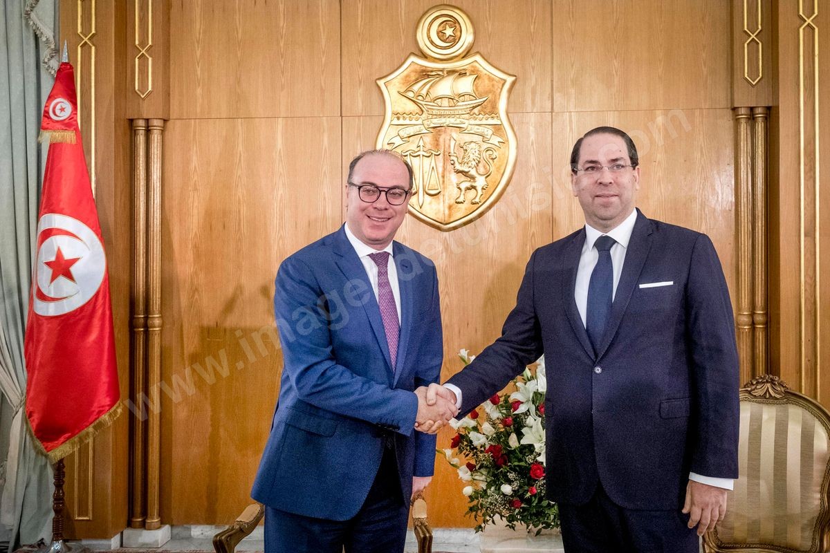 M61-700 Passation de pouvoirs Elyes Fakhfakh et youssef Chahed 28022020