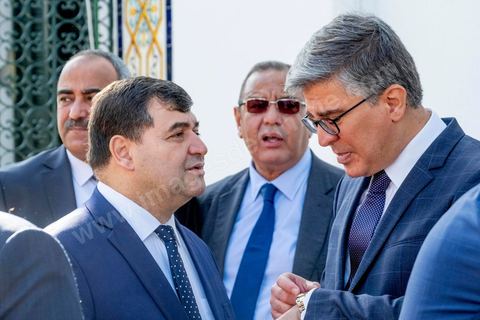 28 février 2020 : René Trabelsi et son successeur au ministère du tourisme et de l'artisanat Mohamed Ali Toumi à la passation de pouvoir entre les deux chefs de gouvernement, Youssef Chahed, sortant, et Elyes Fakhfakh, fraichement investi par le parlement. La cérémonie que c'est déroulé en présence des memebres des deux gouvernements commença par un discours de Youssef Chahed puis de Elyes Fakhfakh. 