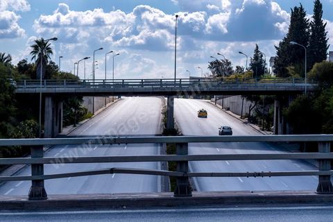 April 4, 2020: Downtown Tunis and its major thoroughfares, including Habib Bourguiba Avenue, were deserted during the government-imposed lockdown due to COVID-19. A curfew was also in effect during this period, from 6 p.m. until 6 a.m. 