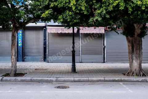 April 4, 2020: Downtown Tunis and its major thoroughfares, including Habib Bourguiba Avenue, were deserted during the government-imposed lockdown due to COVID-19. A curfew was also in effect during this period, from 6 p.m. until 6 a.m. 