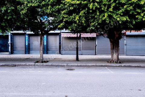 April 4, 2020: Downtown Tunis and its major thoroughfares, including Habib Bourguiba Avenue, were deserted during the government-imposed lockdown due to COVID-19. A curfew was also in effect during this period, from 6 p.m. until 6 a.m. 