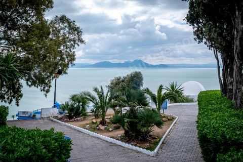 27 mars 2020 : le village touristique de Sidi Bou Saïd pendant le confinement général du au Covid19. D'habitude rempli de tunisiens et de touristes le village est déserté, suels quelmques habitants circulent pour faire leurs courses. 