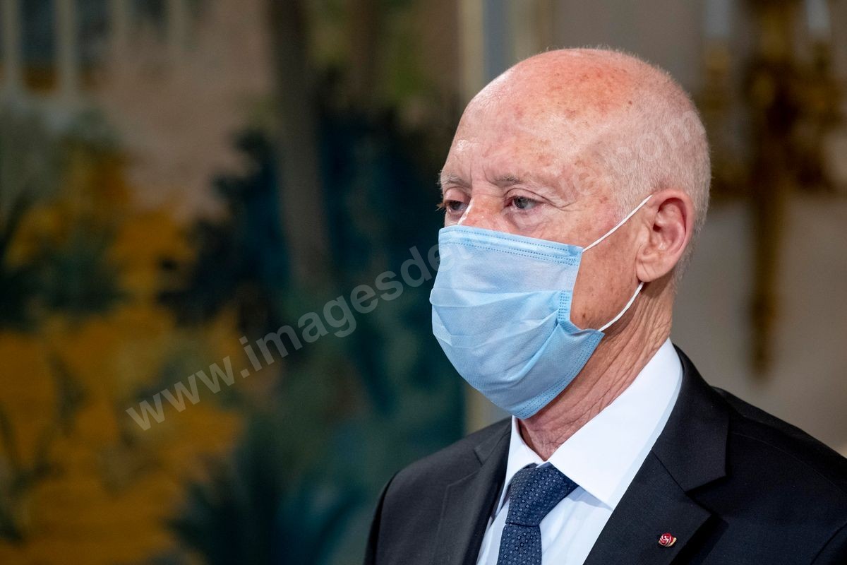 M62-400 Kais Saied président de la république au palais de Carthage 17082020