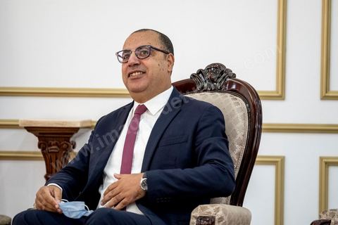 17 août 2020 : Hichem Mechichi, ministre de l'intérieur et Chef de Gouvernement désigné le 25 juillet 2020 par le Président Kais Saied pour former un nouveau gouvernement suite à la démission demandée de Elyes Kakhfakh.