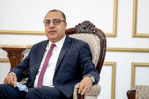 17 août 2020 : Hichem Mechichi, ministre de l'intérieur et Chef de Gouvernement désigné le 25 juillet 2020 par le Président Kais Saied pour former un nouveau gouvernement suite à la démission demandée de Elyes Kakhfakh.