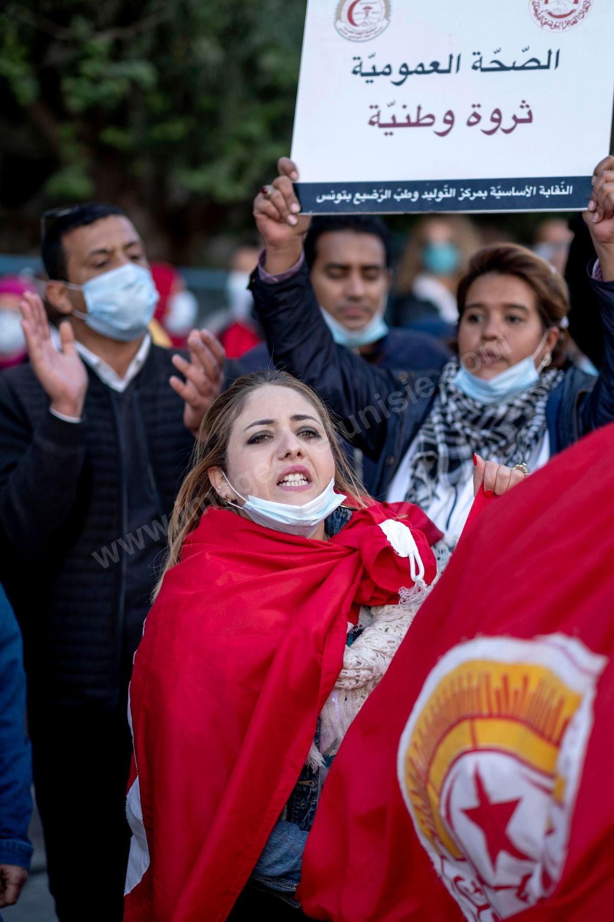 M63-000 manifestation professionnels de santé Tunis 08122020