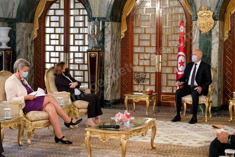 Meeting with Tunisian President Kais Saied and Ylva Johansson, European Commissioner for Home Affairs, and Luciana Lamorgese, Interior Ministery of Italia, will visit Tunisia on Thursday 20 and Friday 21 May 2021.