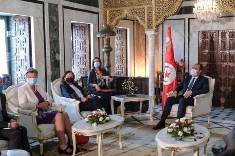 Meeting with HoGovernment (and Ministry of Interior a.i.) Hichem Mechichi and Ylva Johansson, European Commissioner for Home Affairs, and Luciana Lamorgese, Interior Ministery of Italia, will visit Tunisia on Thursday 20 May 2021.