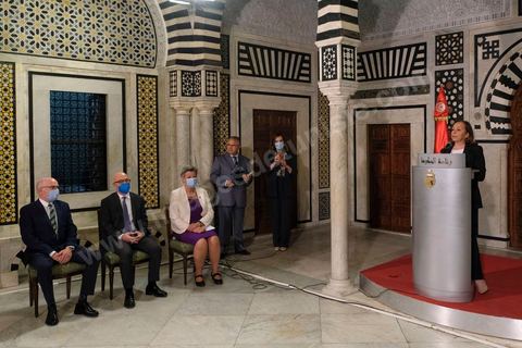 Press declaration at the  HoGovernment. Ylva Johansson, European Commissioner for Home Affairs, and Luciana Lamorgese, Interior Ministery of Italia, will visit Tunisia on Thursday 20 May 2021.