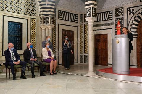 Press declaration at the  HoGovernment. Ylva Johansson, European Commissioner for Home Affairs, and Luciana Lamorgese, Interior Ministery of Italia, will visit Tunisia on Thursday 20 May 2021.
