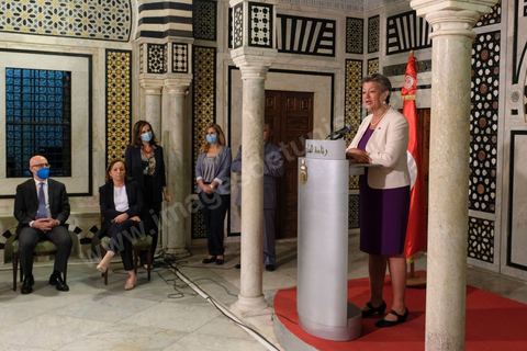 Press declaration at the  HoGovernment. Ylva Johansson, European Commissioner for Home Affairs, and Luciana Lamorgese, Interior Ministery of Italia, will visit Tunisia on Thursday 20 May 2021.