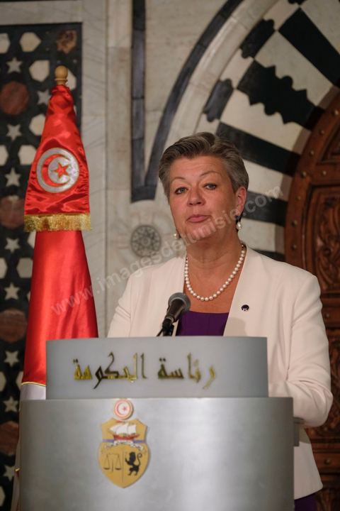 Press declaration at the  HoGovernment. Ylva Johansson, European Commissioner for Home Affairs, and Luciana Lamorgese, Interior Ministery of Italia, will visit Tunisia on Thursday 20 May 2021.